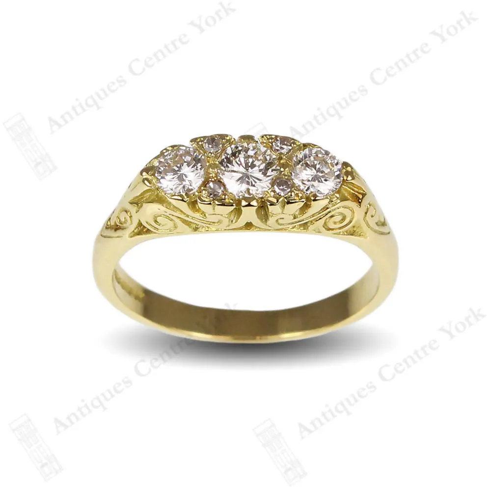 18ct Diamond 3 Stone Ring