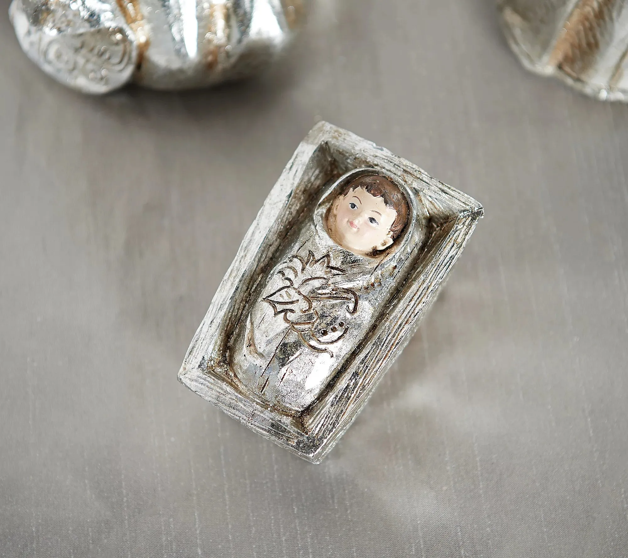 3-Piece Glistening Holy Family Set by Valerie