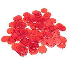 7/8" Plastic Bingo Chips Big Pack