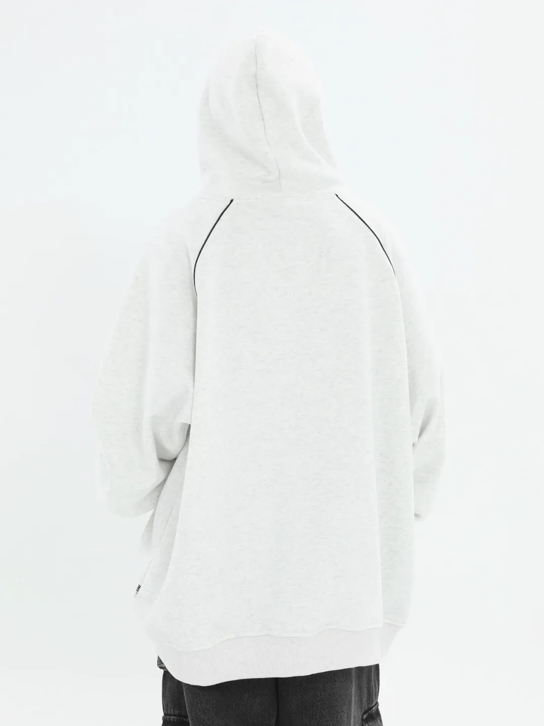 American Inspired Flocked Logo Hoodie