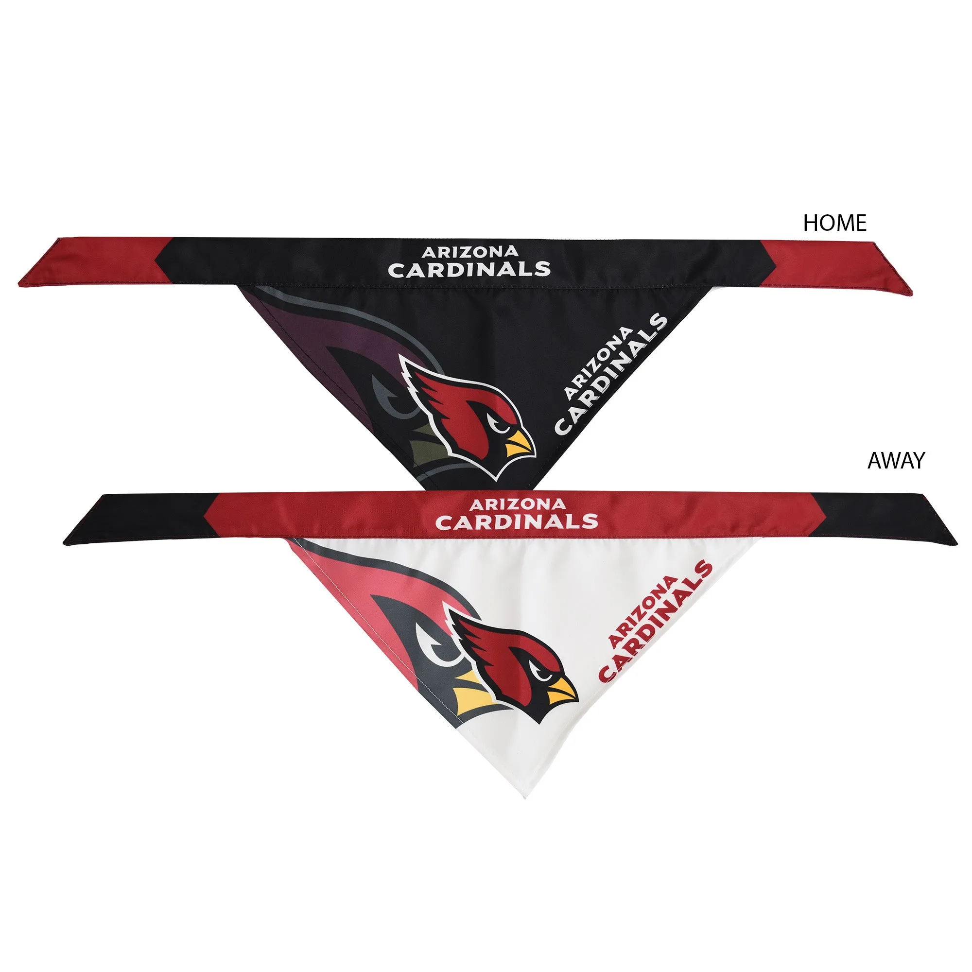 Arizona Cardinals Home and Away Pet Bandana Set