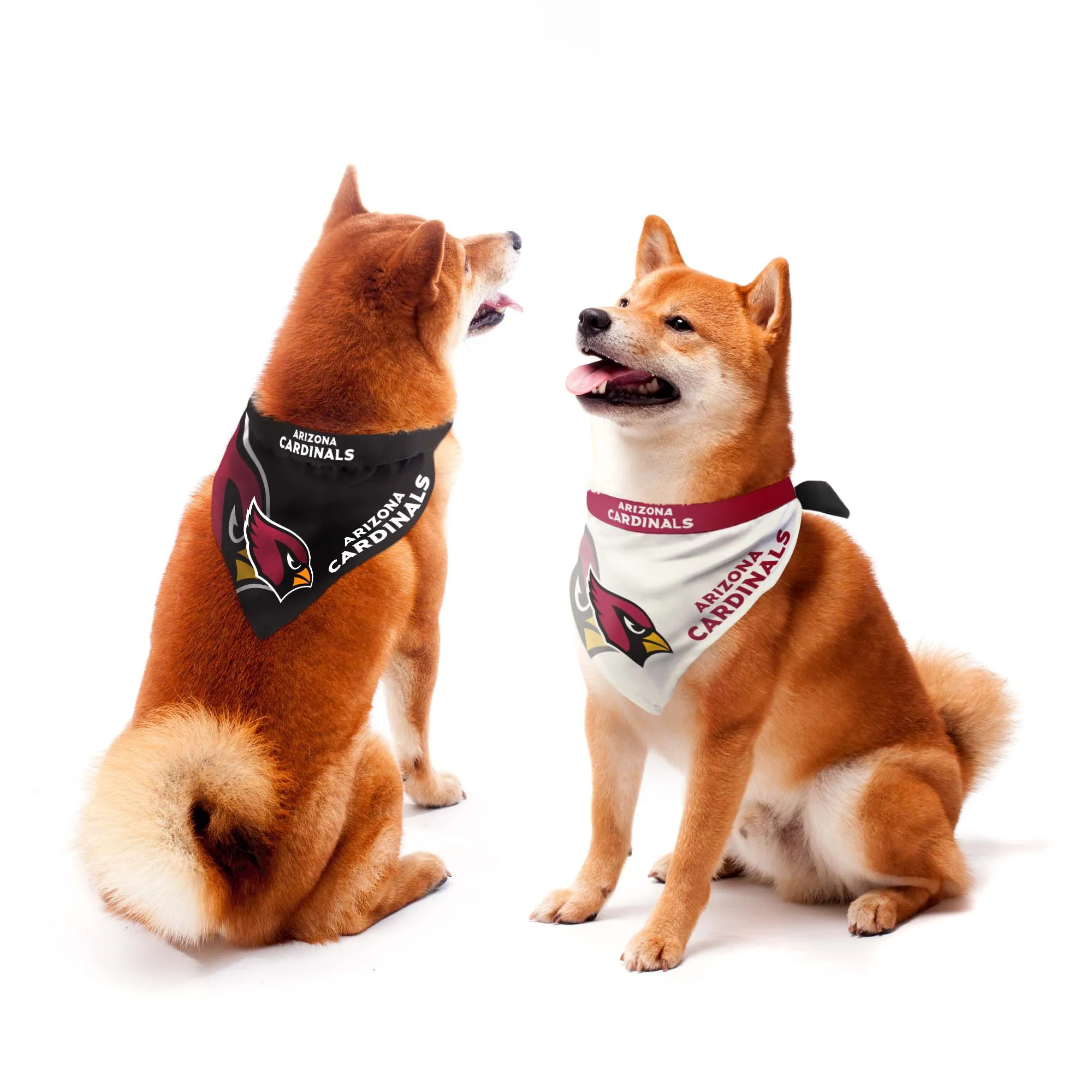 Arizona Cardinals Home and Away Pet Bandana Set