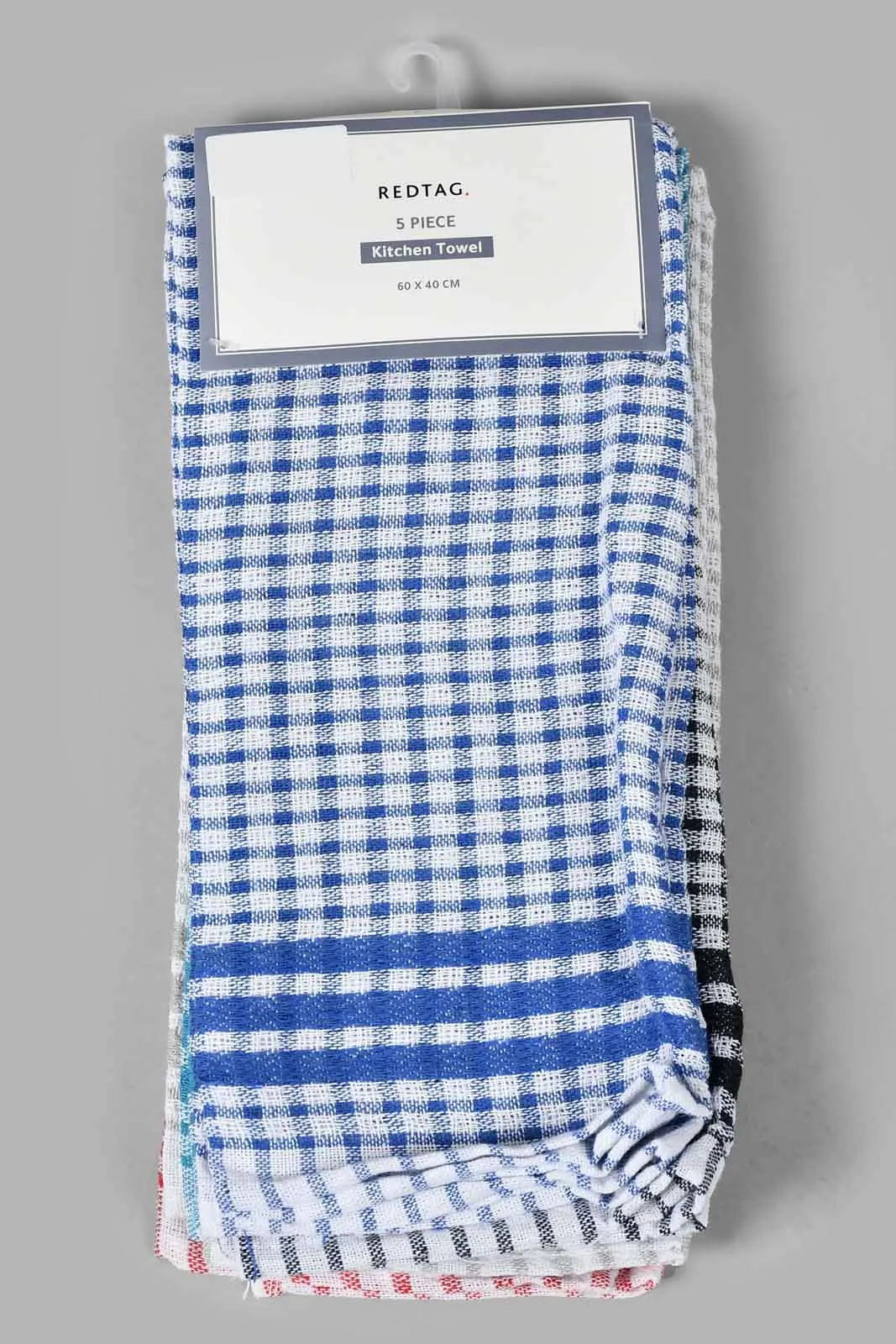 Assorted Checkered Kitchen Towel (5 Piece)