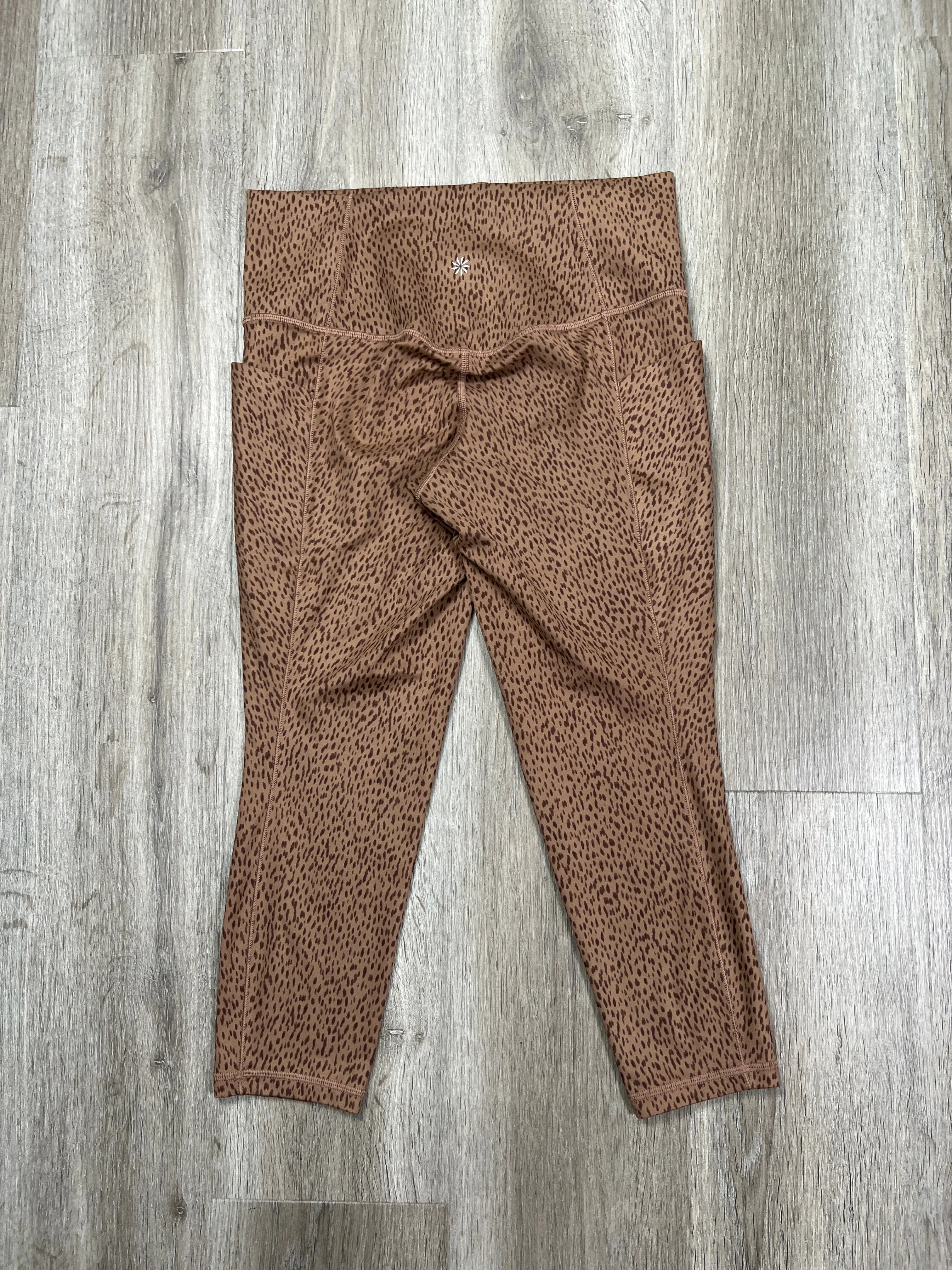 Athletic Leggings By Athleta In Brown, Size: Petite  M