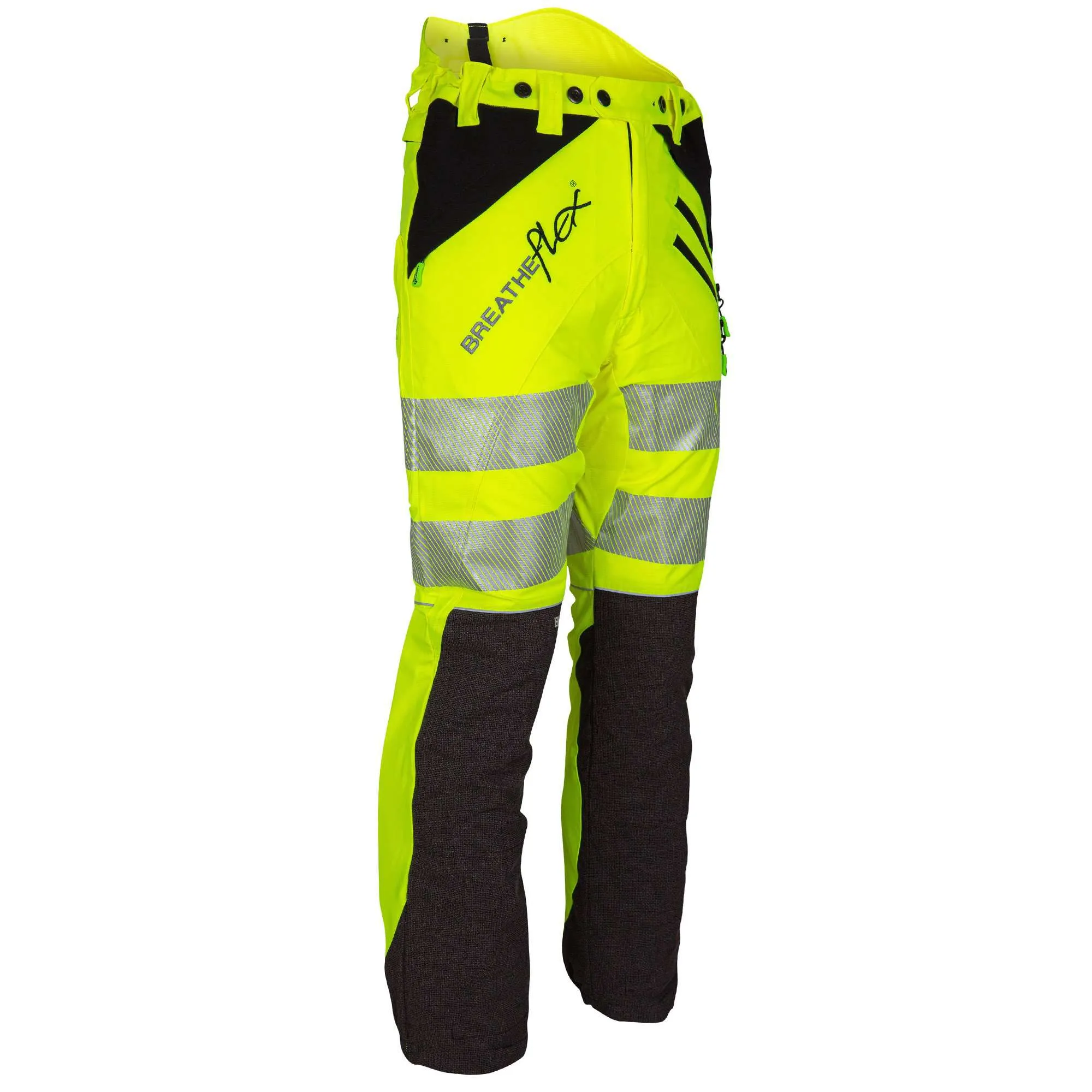 ATHV4050 Breatheflex Chainsaw Pants Design C Class 1  - Hi-Viz Yellow/Kevlar