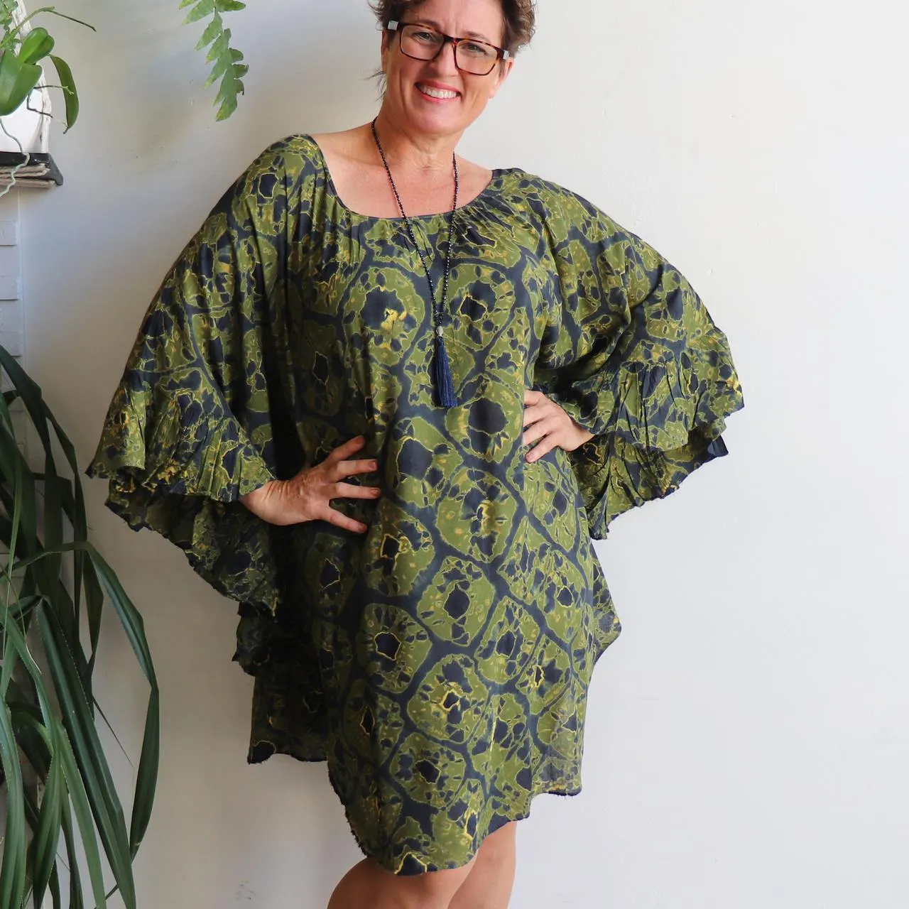 Aurora Ruffle Kaftan