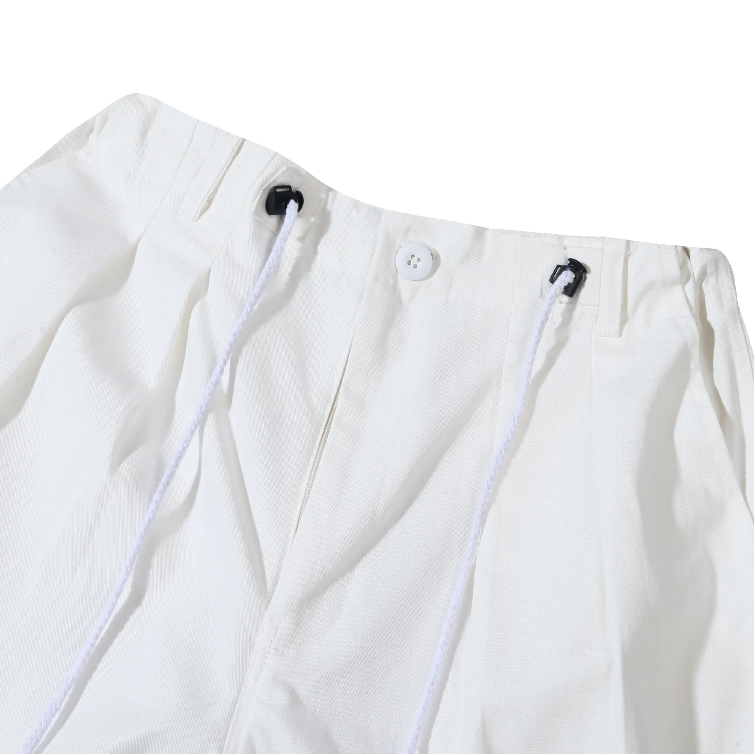 Balloon Shorts - White