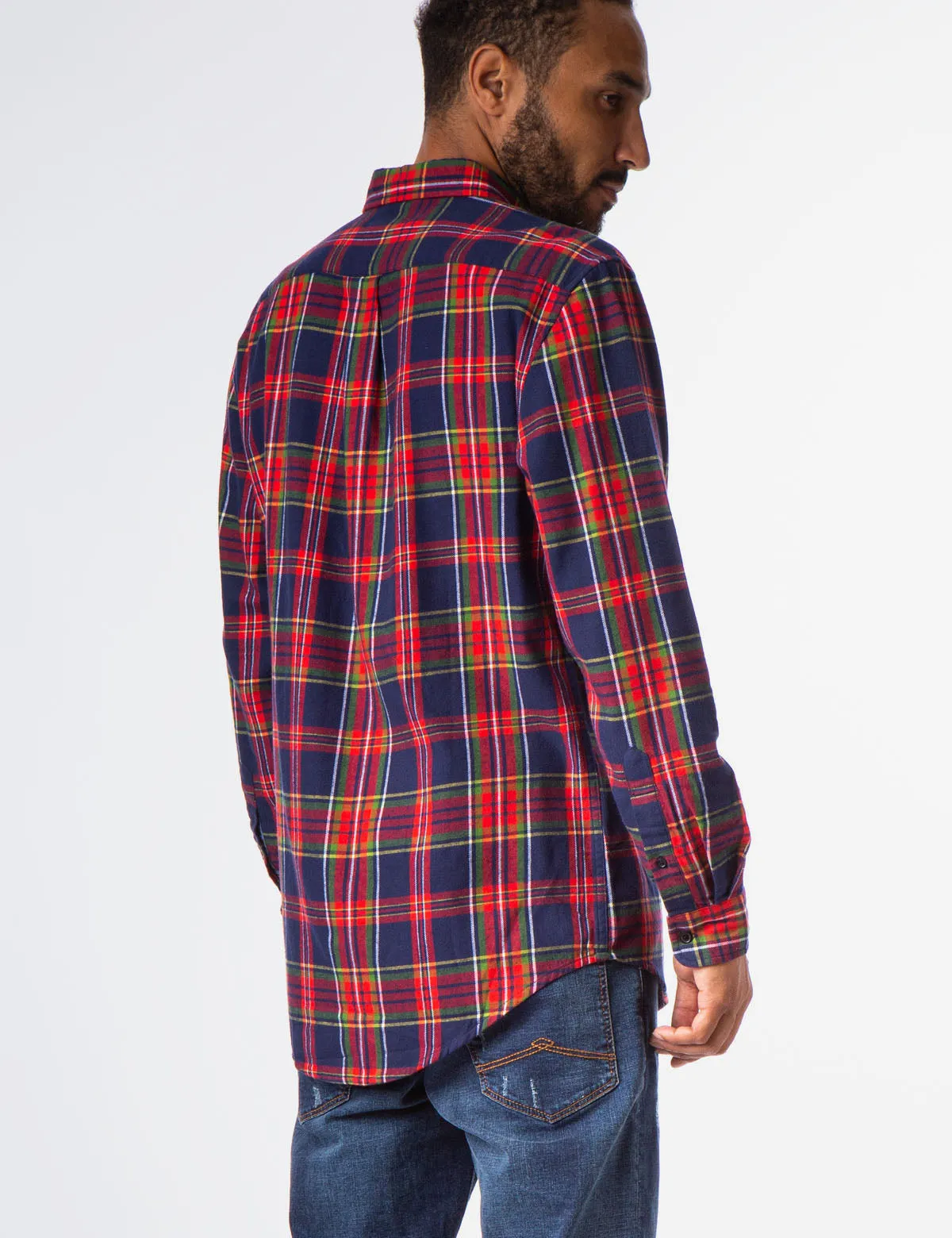 BIG PLAID TWILL SHIRT