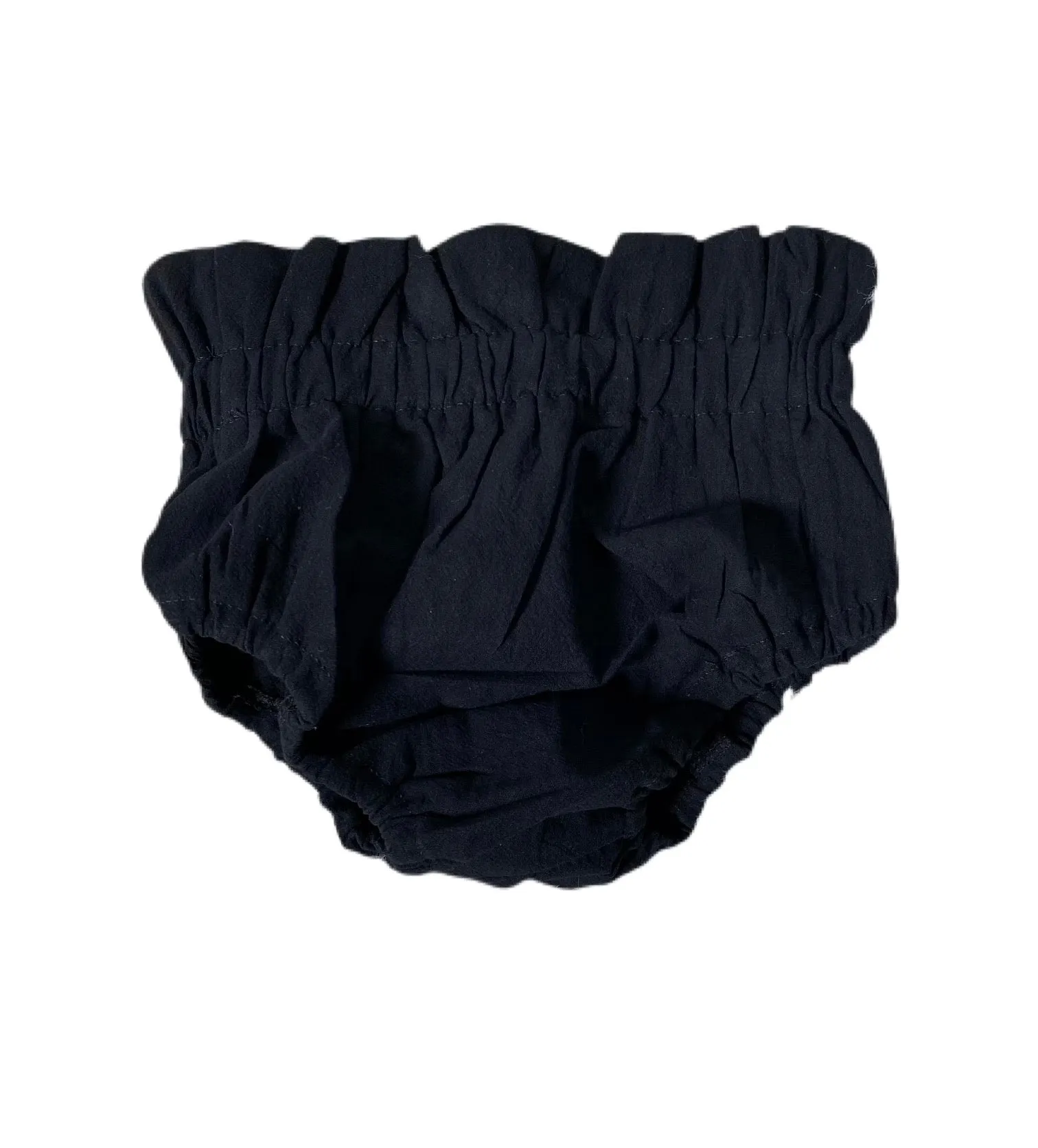 Black Ruffle Waist Bloomers