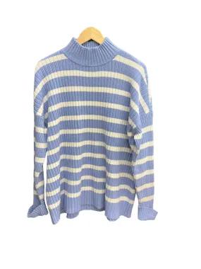 Blue & White Sweater Loft, Size Xl