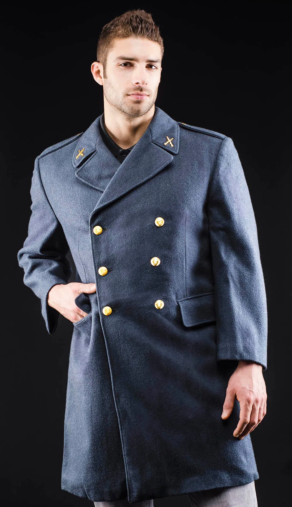 Blue-Gray Overcoat