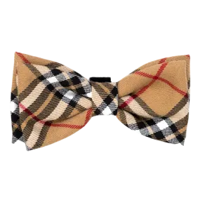 Bow Tie | Tan Plaid