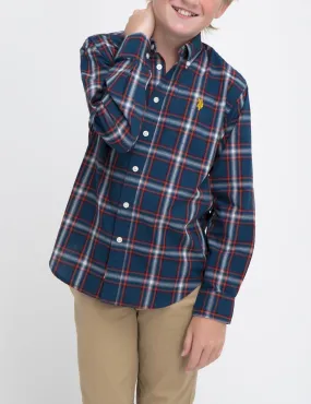 BOYS PLAID SHIRT