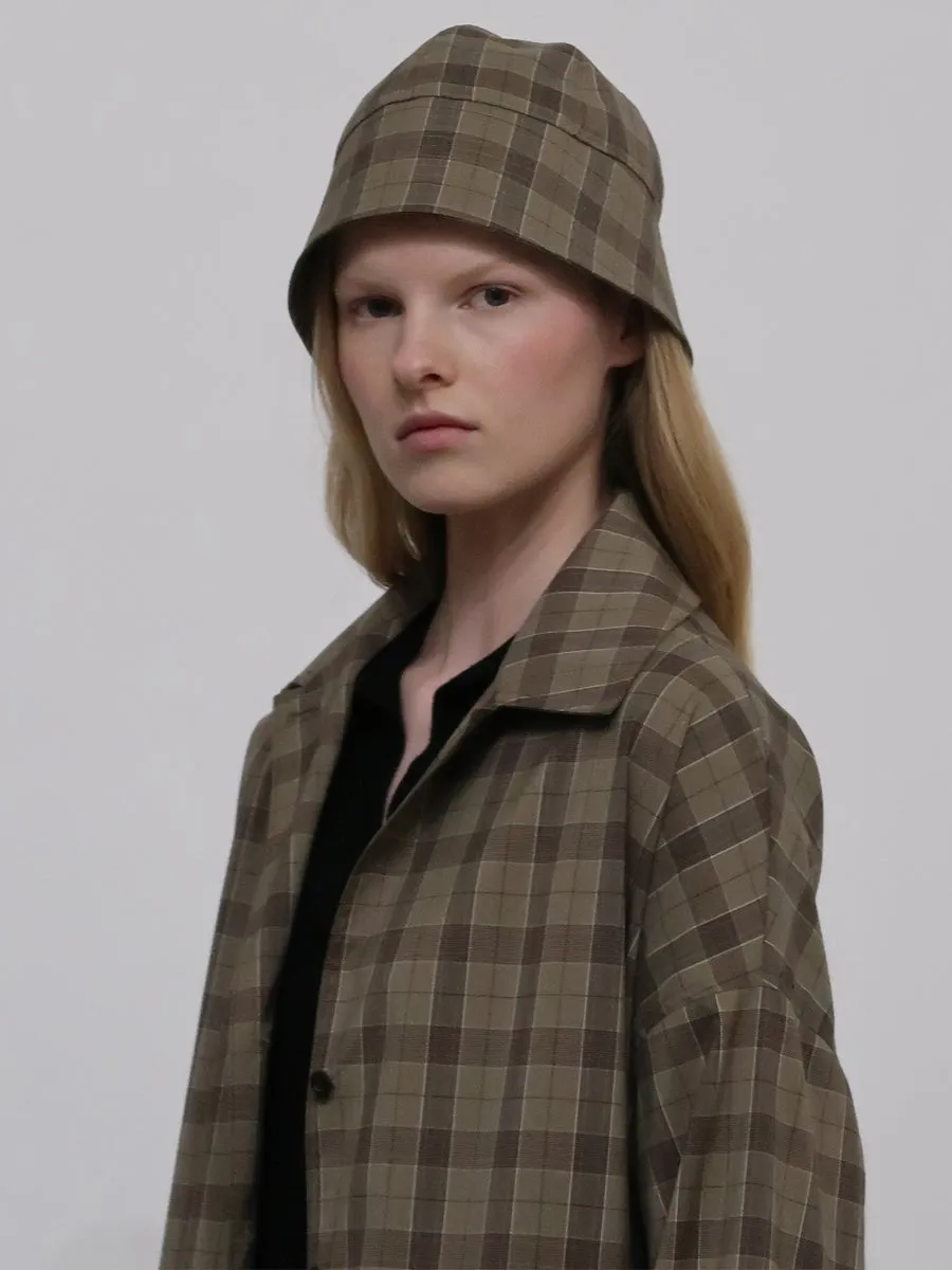 BUCKET CAP - TECHNICAL PLAID