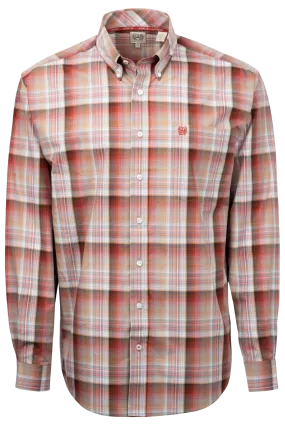 Cinch Button-Front Shirt - Multi Plaid