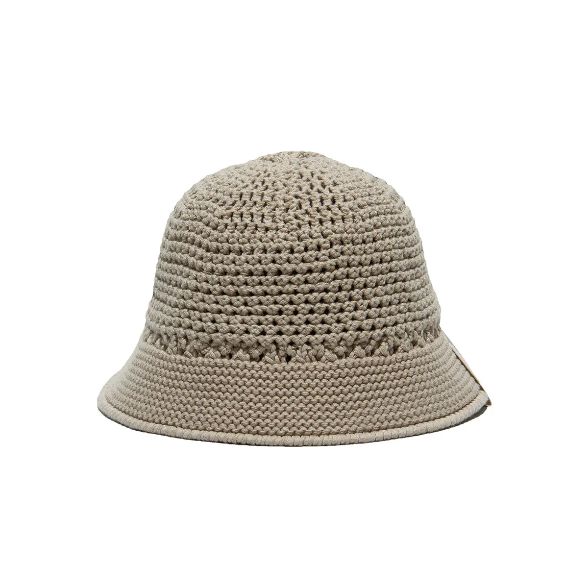 COTTON KNIT HAT - Beige