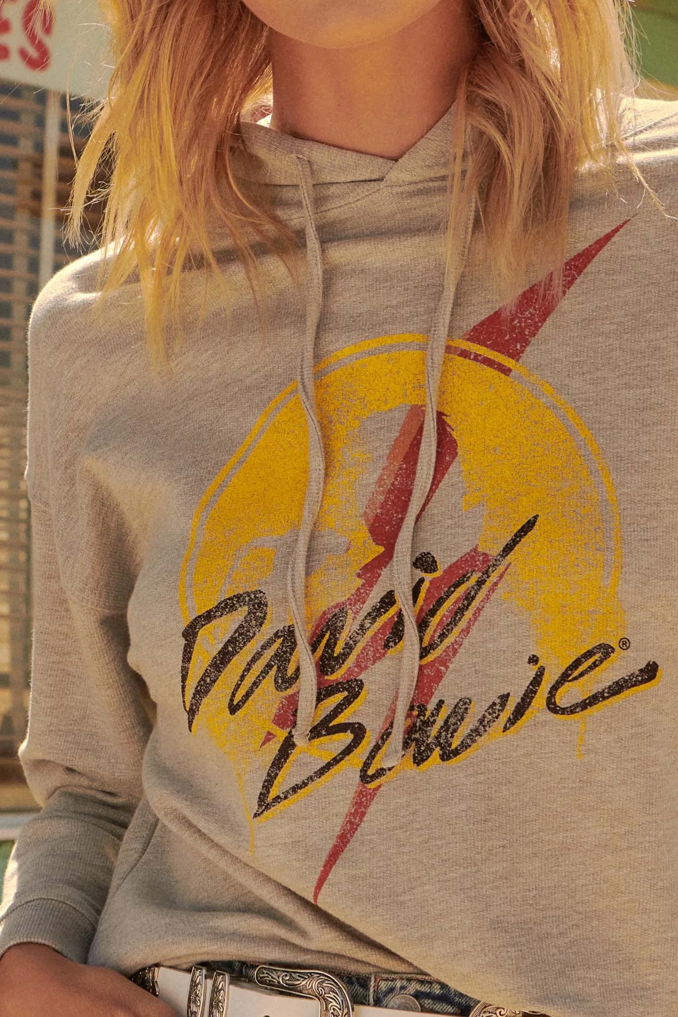 David Bowie Silhouette Graphic Hoodie