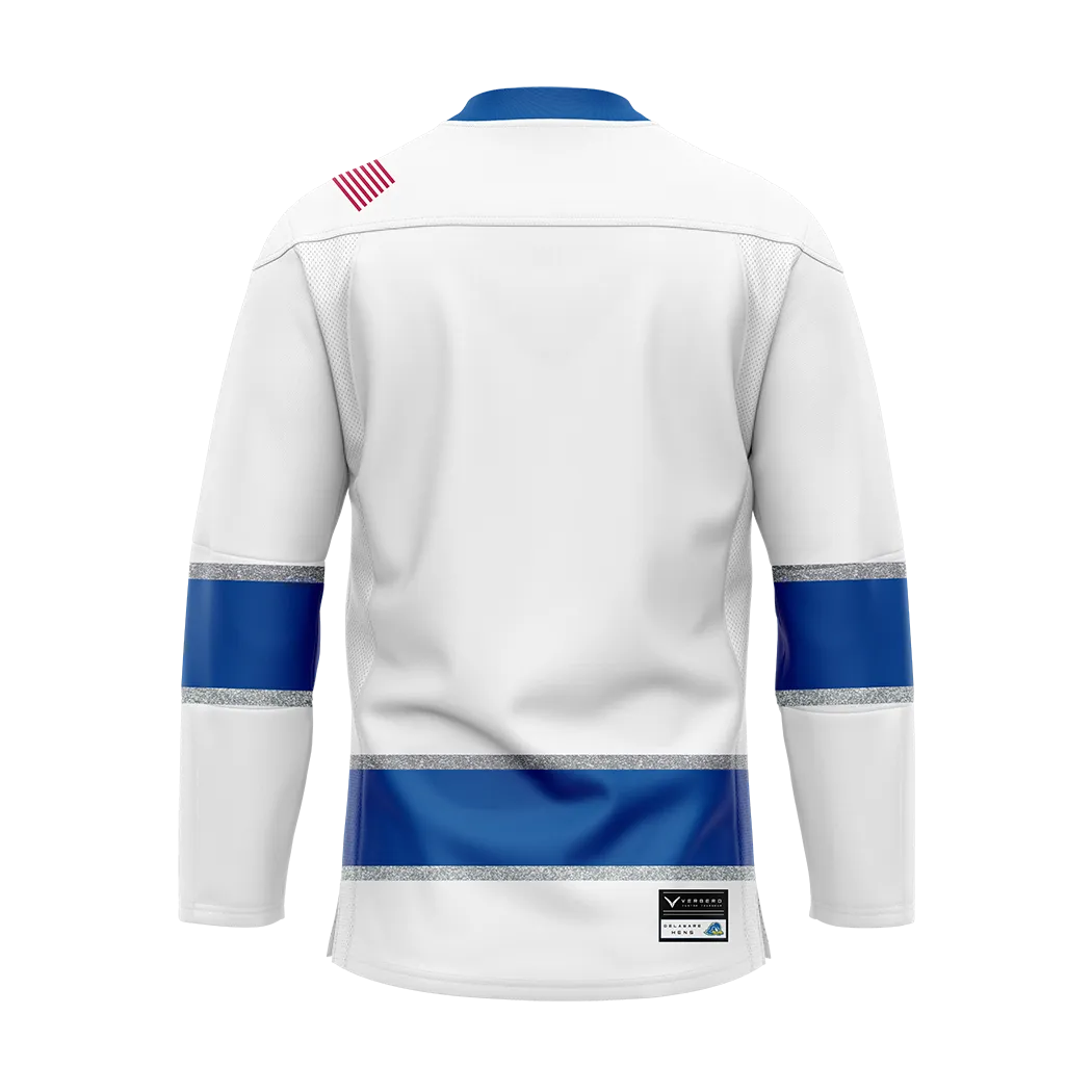 Delaware Hockey Sublimated with Twill Replica Jersey