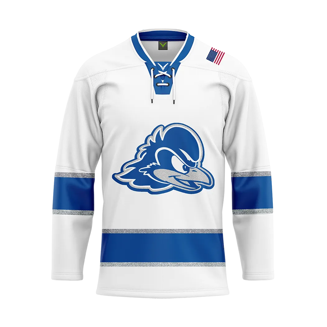 Delaware Hockey Sublimated with Twill Replica Jersey