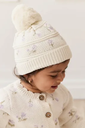 Delilah Knitted Hat - Delilah Knit Lavender