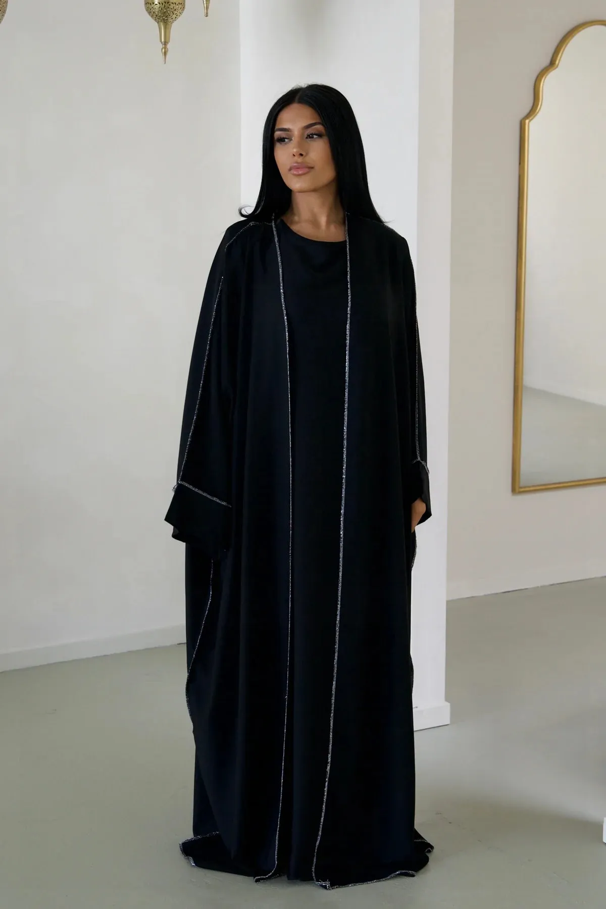 Elegance Stitch Abaya Set