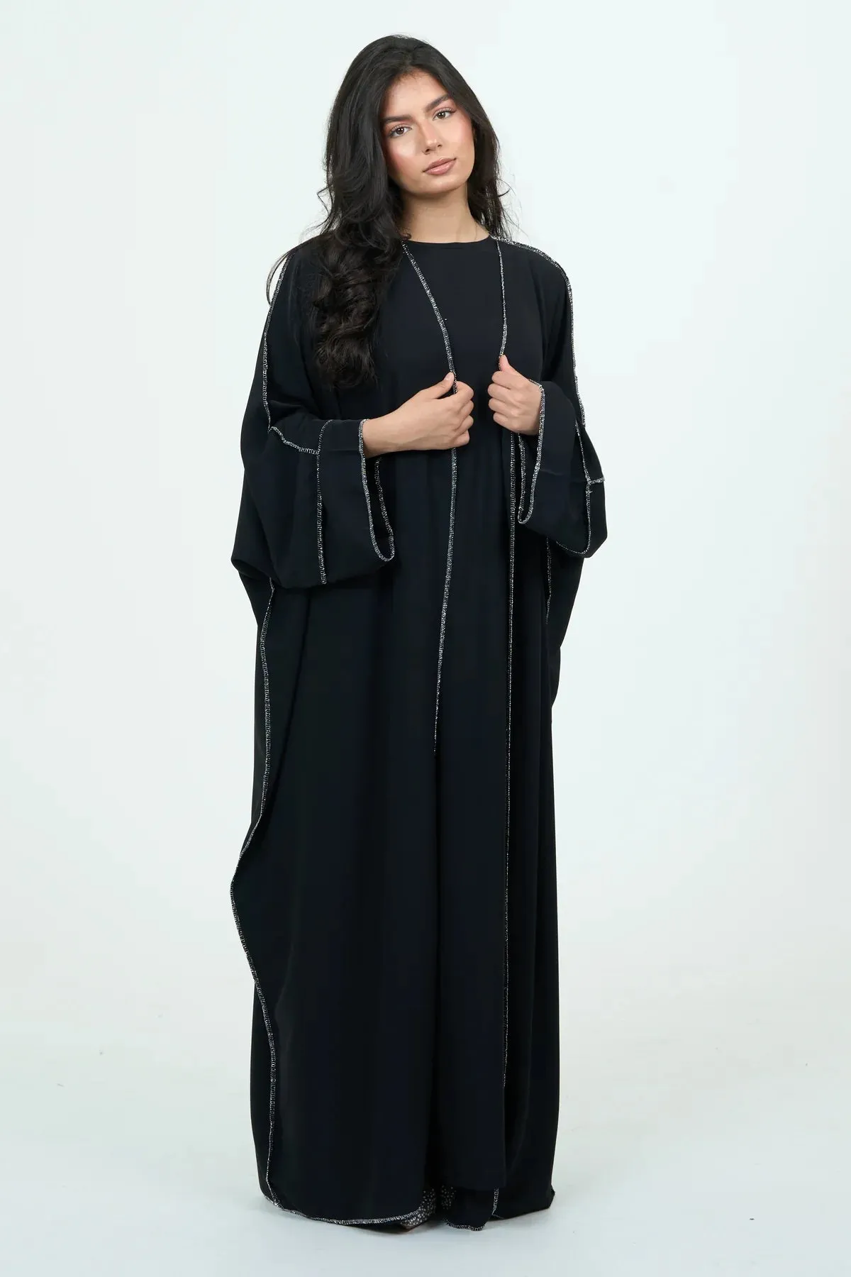 Elegance Stitch Abaya Set