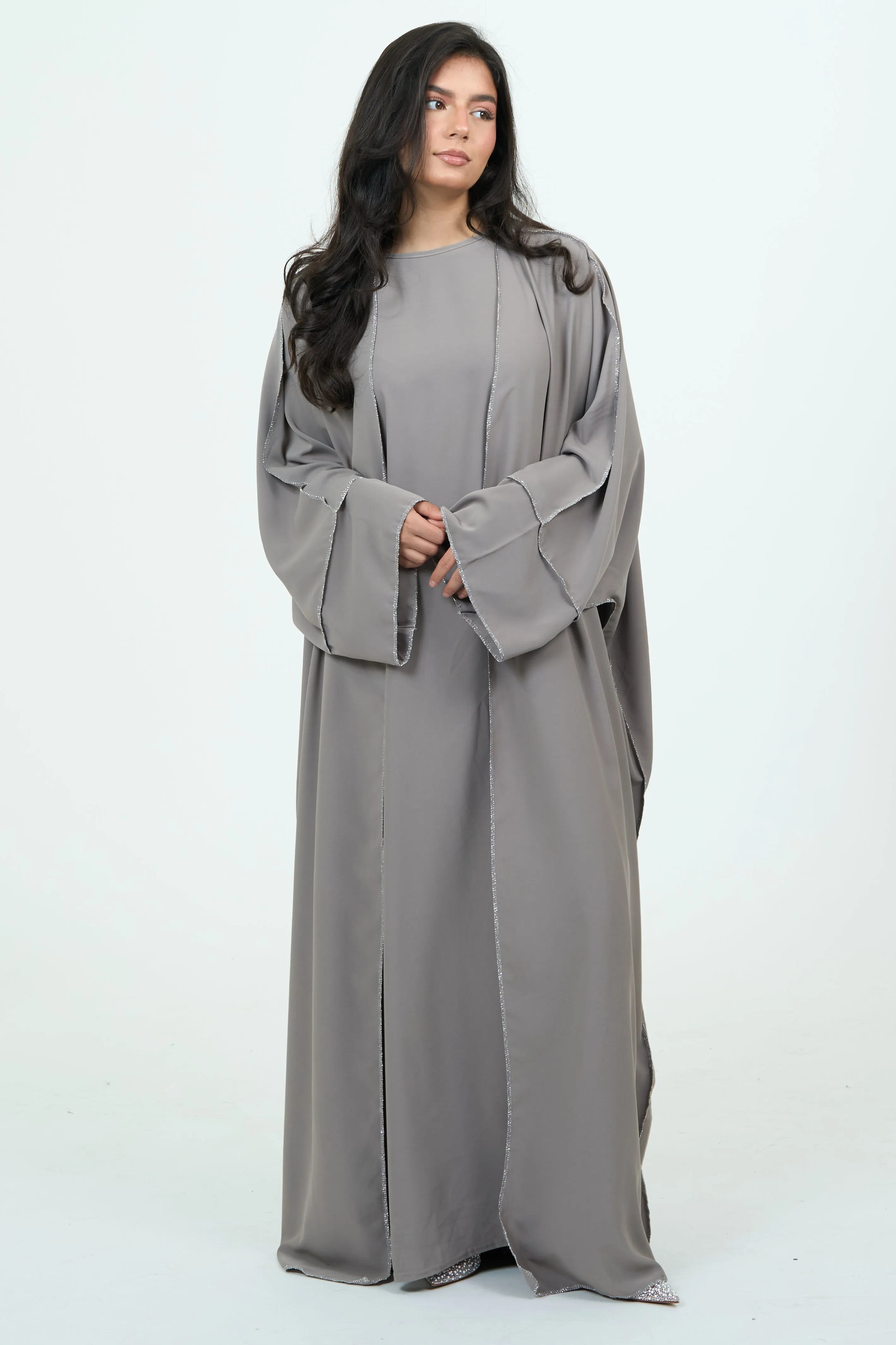 Elegance Stitch Abaya Set