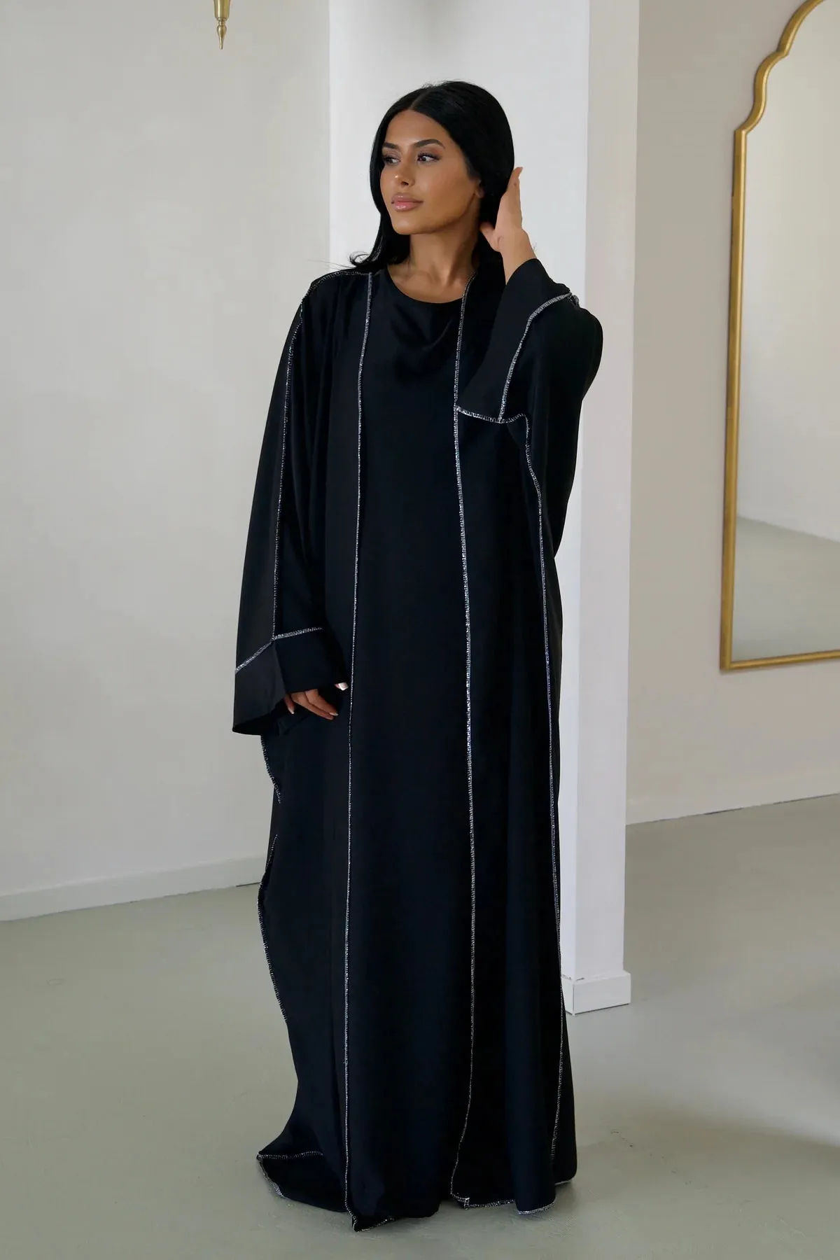 Elegance Stitch Abaya Set