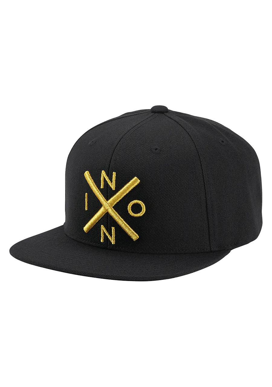 Exchange Snapback Hat - Black / Gold