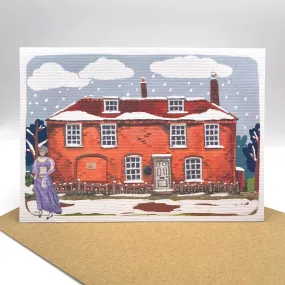 Exclusive - Set of 3 Jane Austen 'Winter' House cards