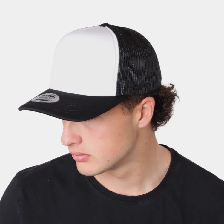 Flexfit Hi Crown Trucker - Black/White