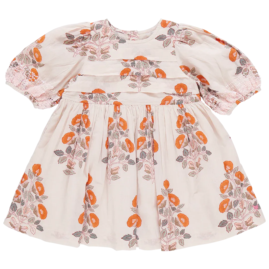 Girls Evelyn Dress - Cloud Bouquet Floral