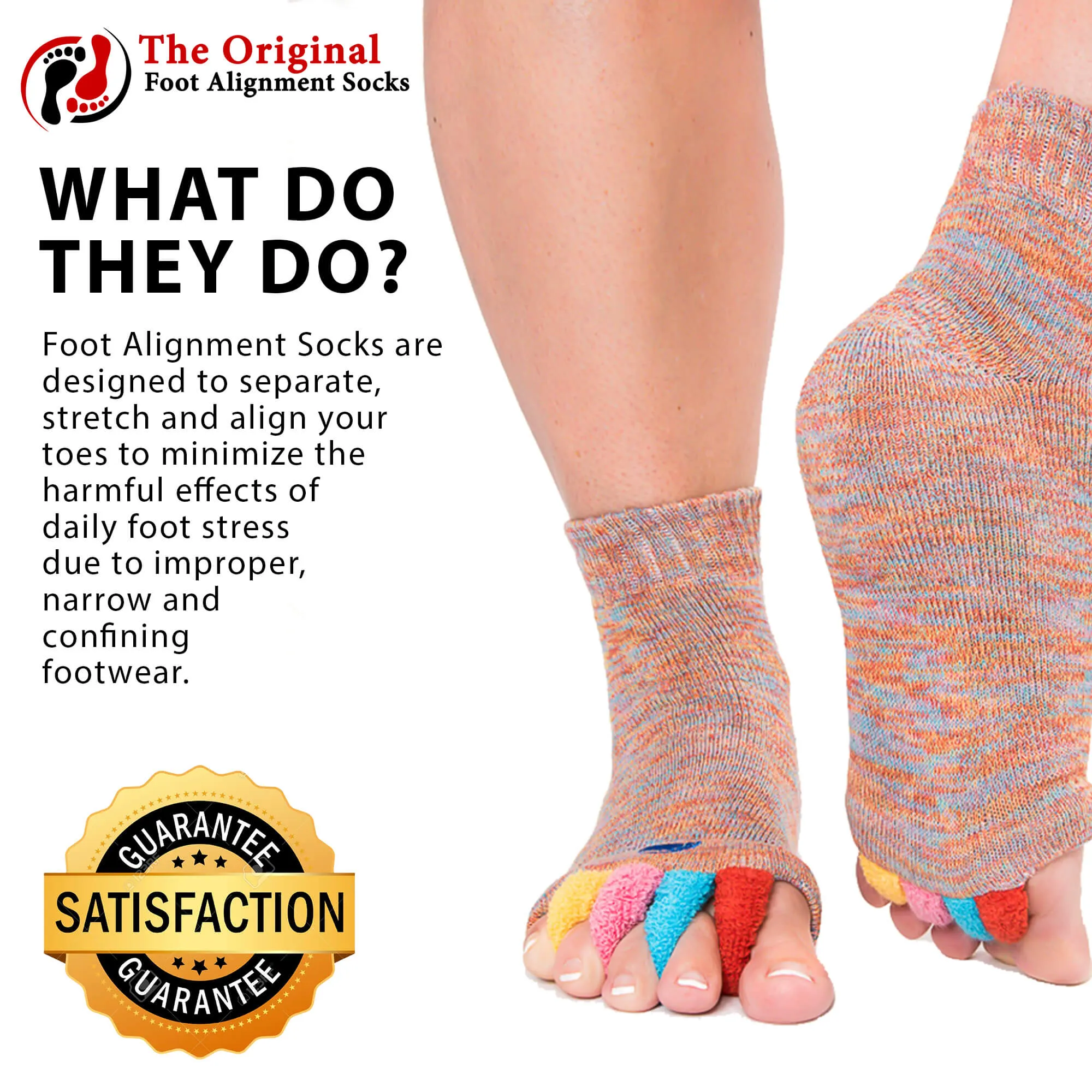 Happy Feet Alignment Sock in Multi Color