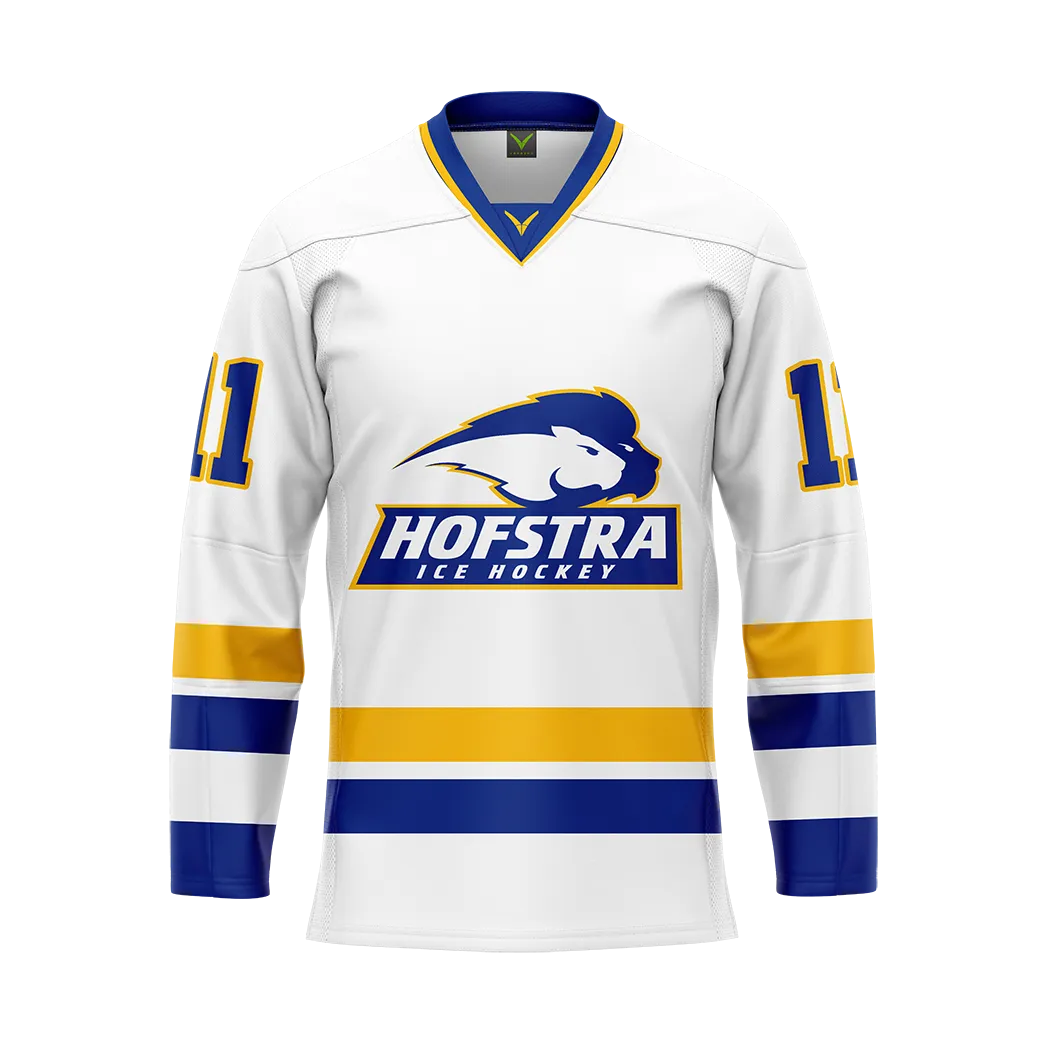 Hofstra White Custom Replica Sublimated Jersey