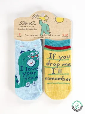 I Love Your Face/ If You Drop Me I'll Remember Baby Socks