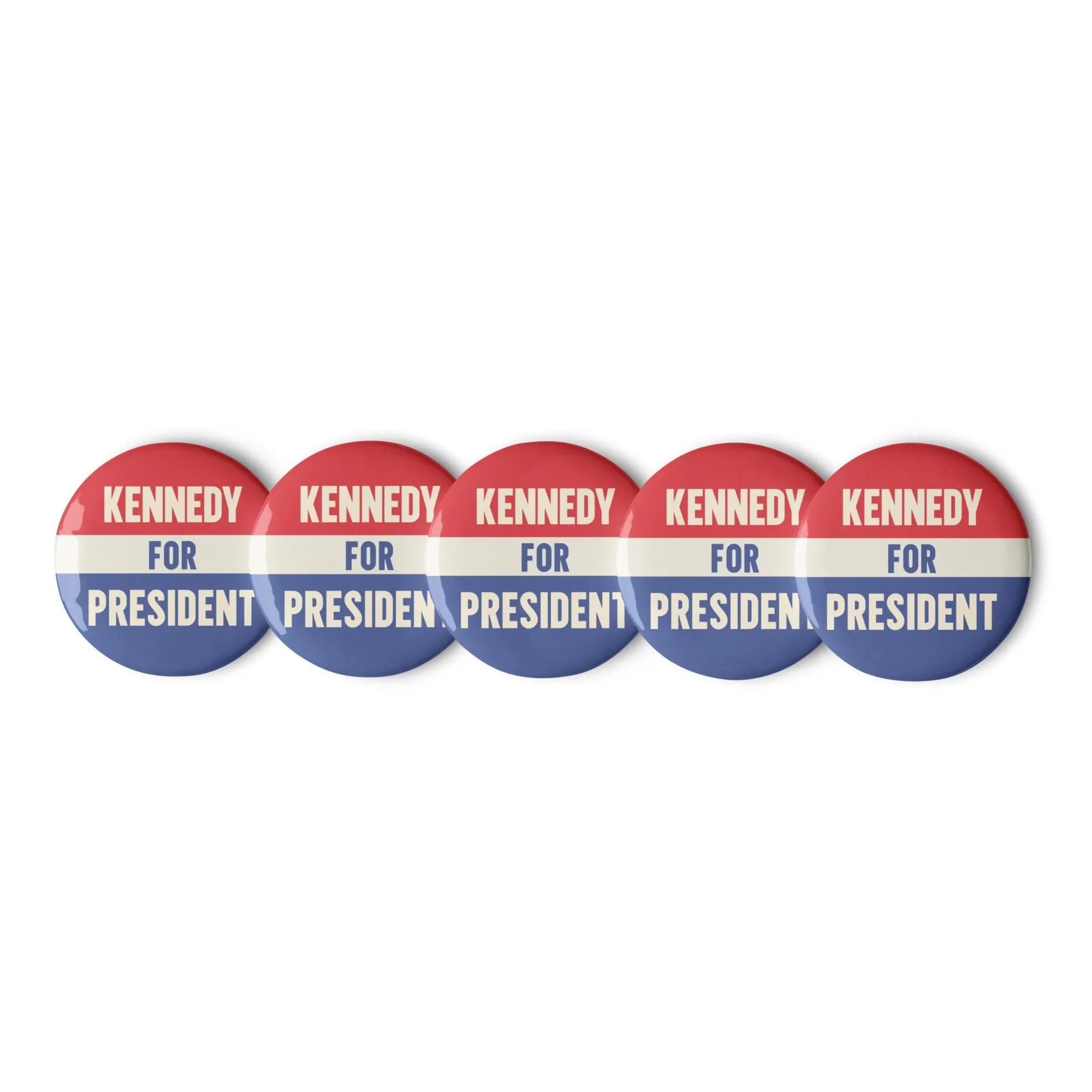 Kennedy for President Buttons ( 5 buttons)