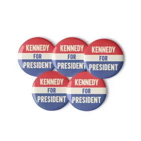 Kennedy for President Buttons ( 5 buttons)