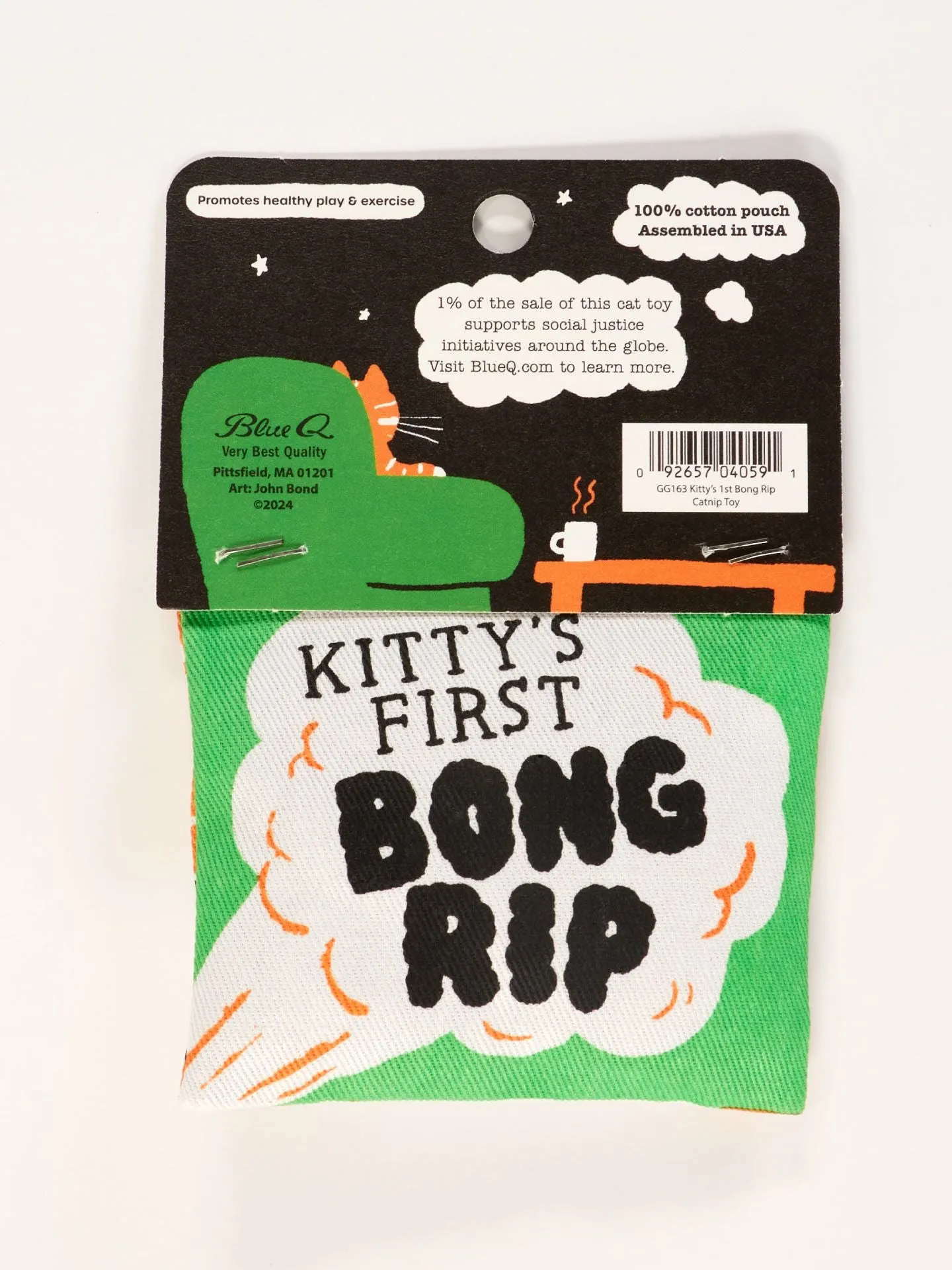 Kitty's First Bong rip Catnip Toy