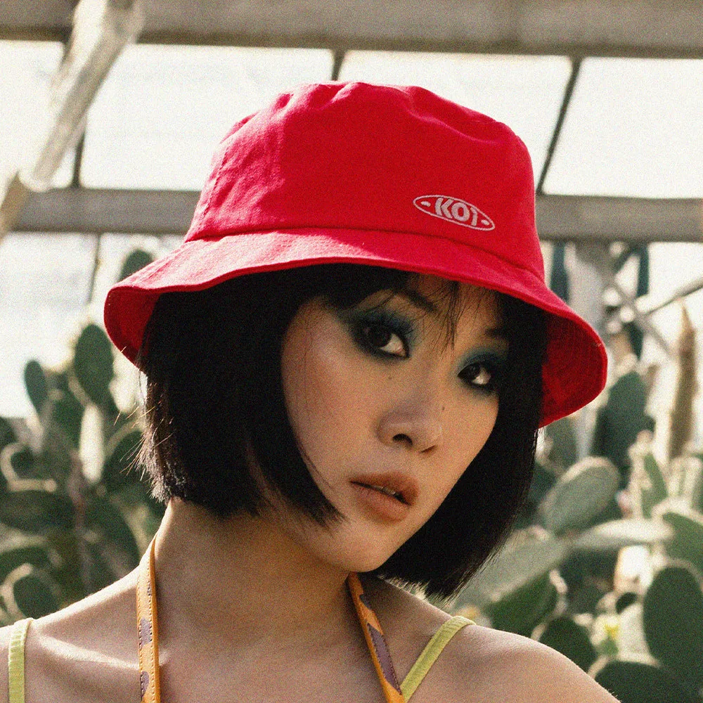 Magenta Koi Bucket Hat