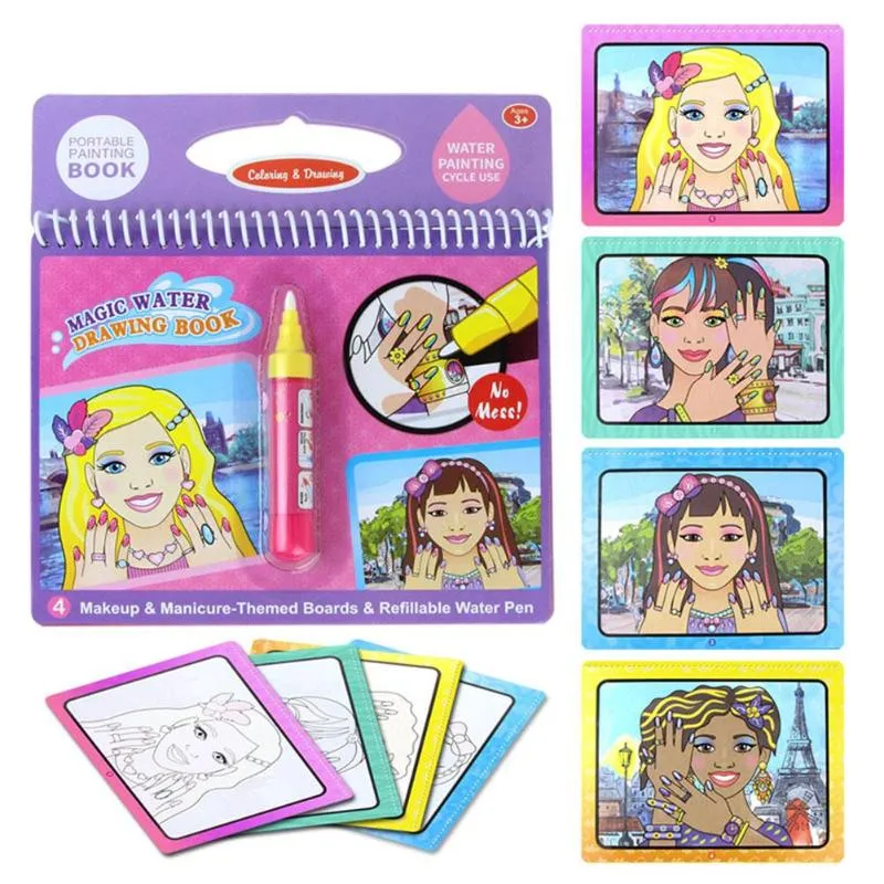 Magic Fun - Water Coloring Book (2 pcs set)