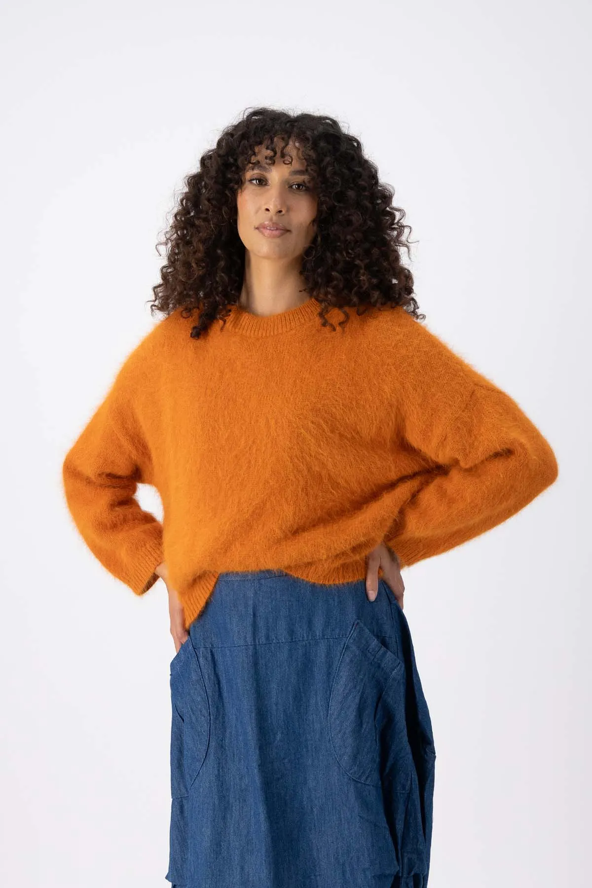 Montreal Knit Orange in Angora