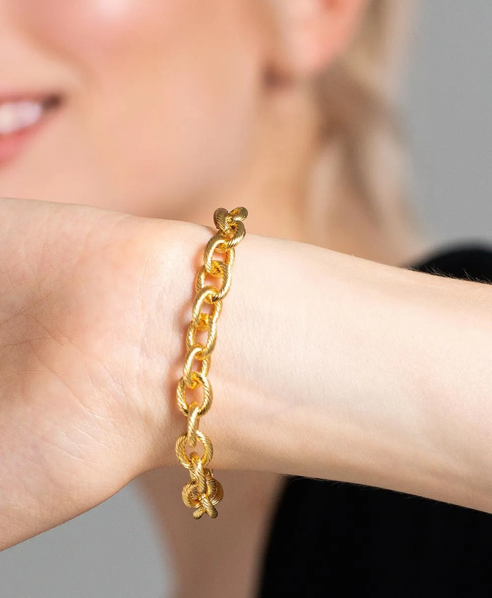 Nova Bracelet 18ct Gold Plated