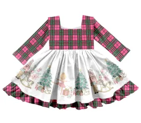 NUTCRACKER PLAID DRESS