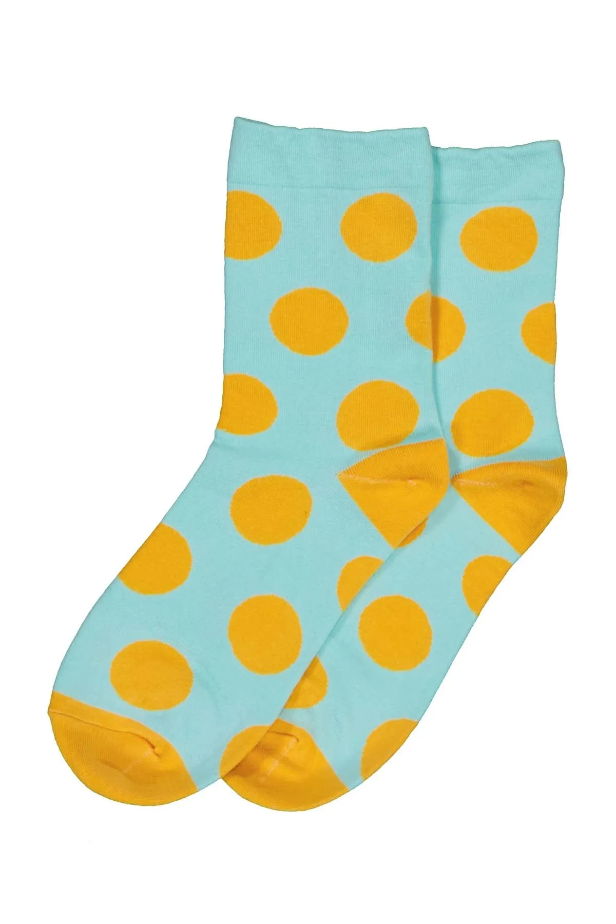 Polka Chic Socks Aqua