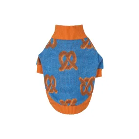 Pretzel Bite Sweater - Orange