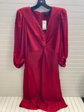 Red Dress Party Midi Banana Republic, Size 10