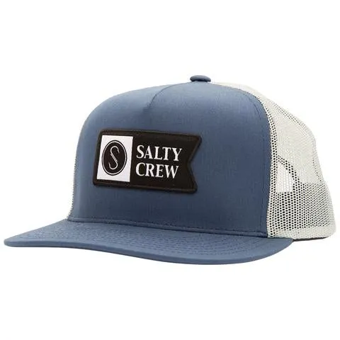 SALTY CREW ALPHA TWILL TRUCKER HAT