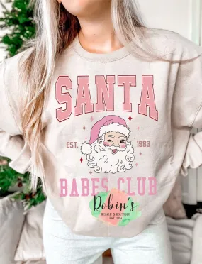 Santa Babes Club Tee,Sweatshirt or Hoodie Preorder