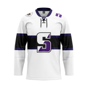 Scranton White Sublimated with Twill Replica Jersey