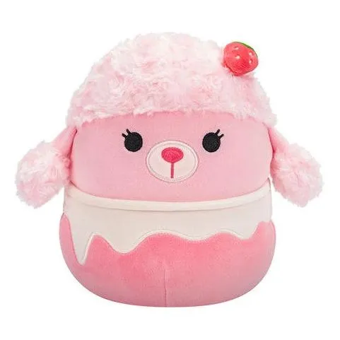 Squishmallow 16 Inch Chloe the Strawberry Milkshake Poodle Plush Toy